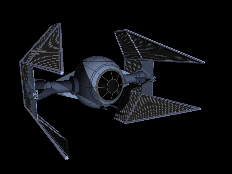 PovrayObjectStarwarsTieInterceptor.png